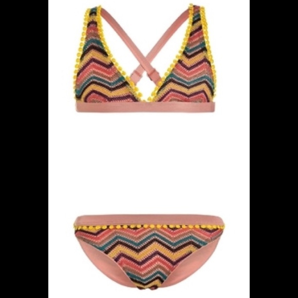 Scotch rebel girls colorful lace bikini
